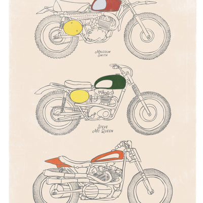 Age of Glory poster - Legendary Bikes Poster - On Any Sunday