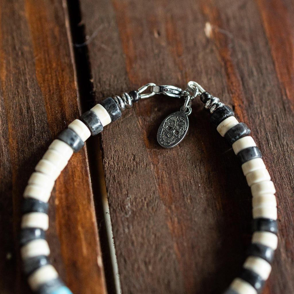 Armbånd - Lava Stone Heishi Bracelet V2