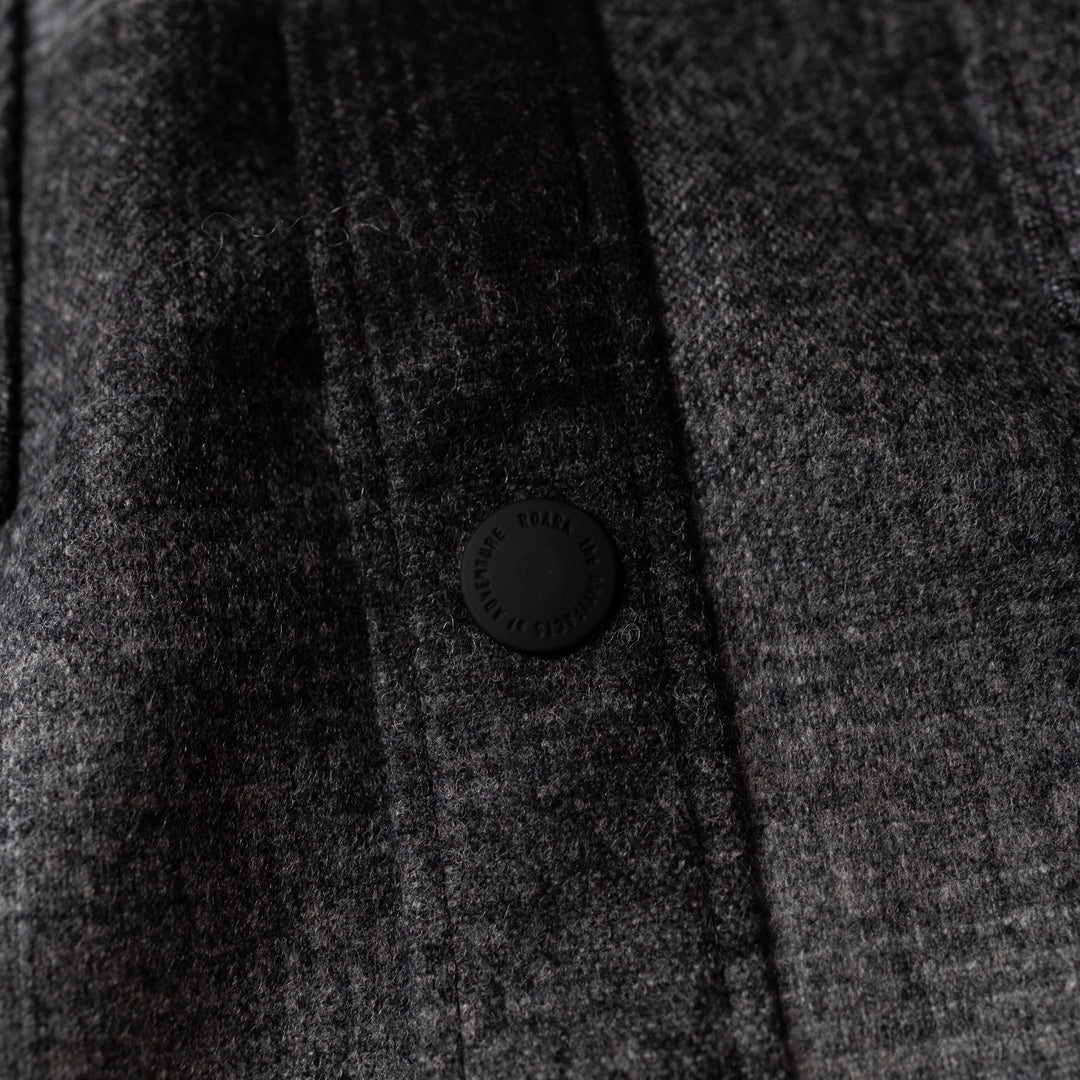 ROARK X PENDLETON - NORDSMAN CHARCOAL - 100% Wool