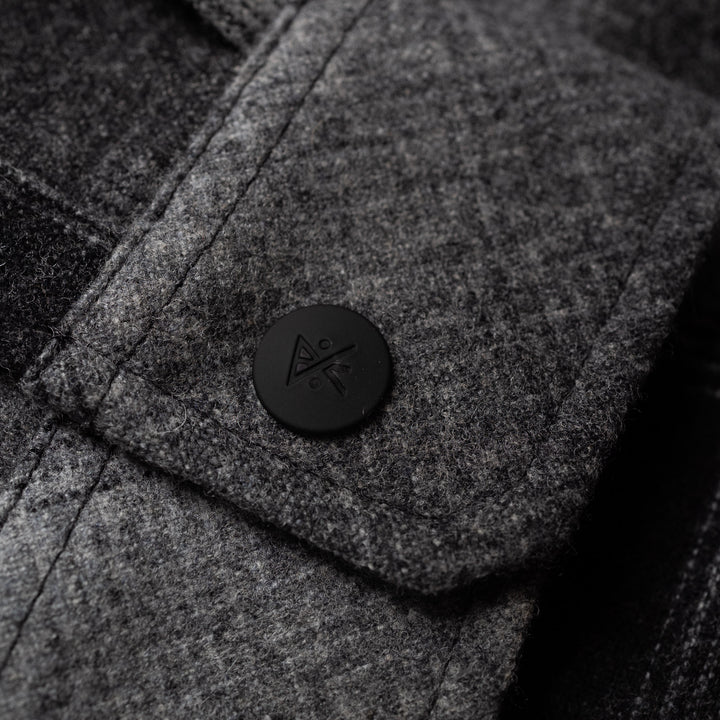 ROARK X PENDLETON - NORDSMAN CHARCOAL - 100% Wool