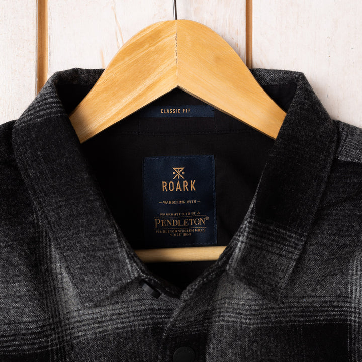 ROARK X PENDLETON - NORDSMAN CHARCOAL - 100% Wool