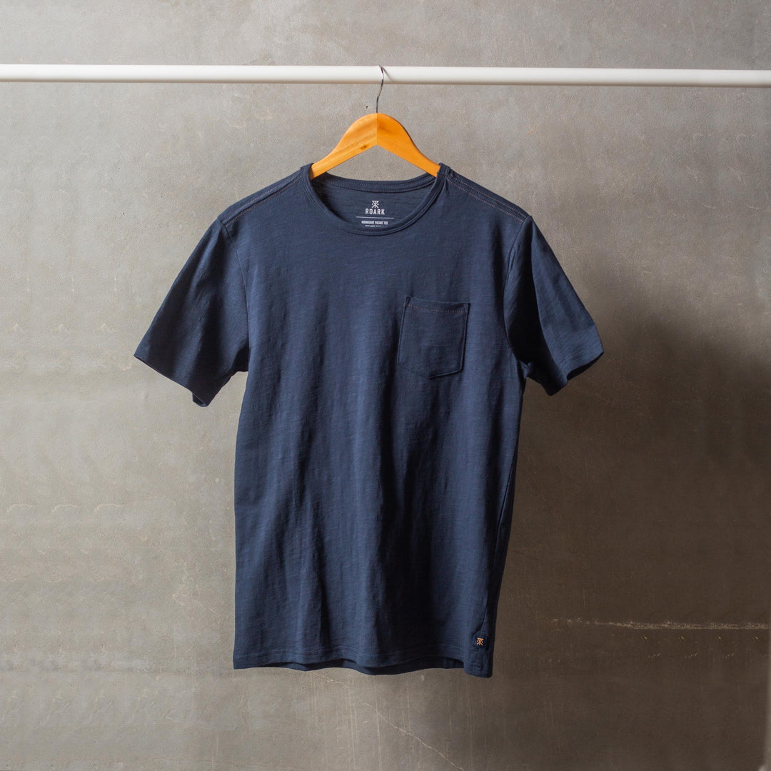 ROARK - WELL WORN MIDWEIGHT ORGANIC NAVY