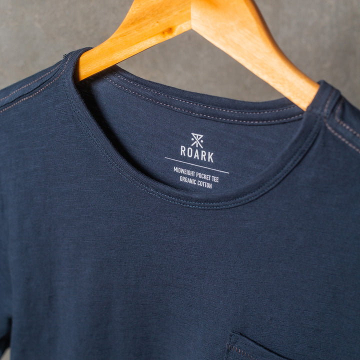 ROARK - WELL WORN MIDWEIGHT ORGANIC NAVY