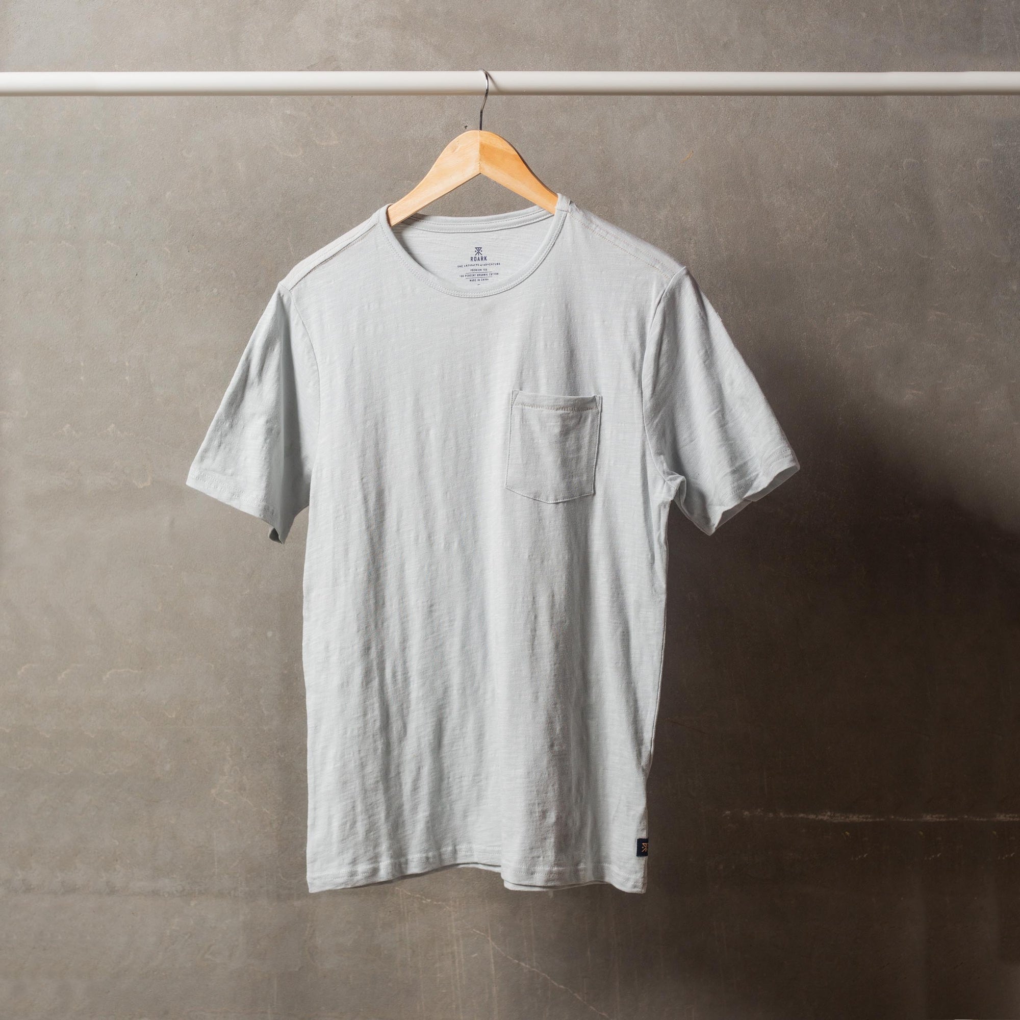 ROARK - WELL WORN MIDWEIGHT ORGANIC BLUE GRAY