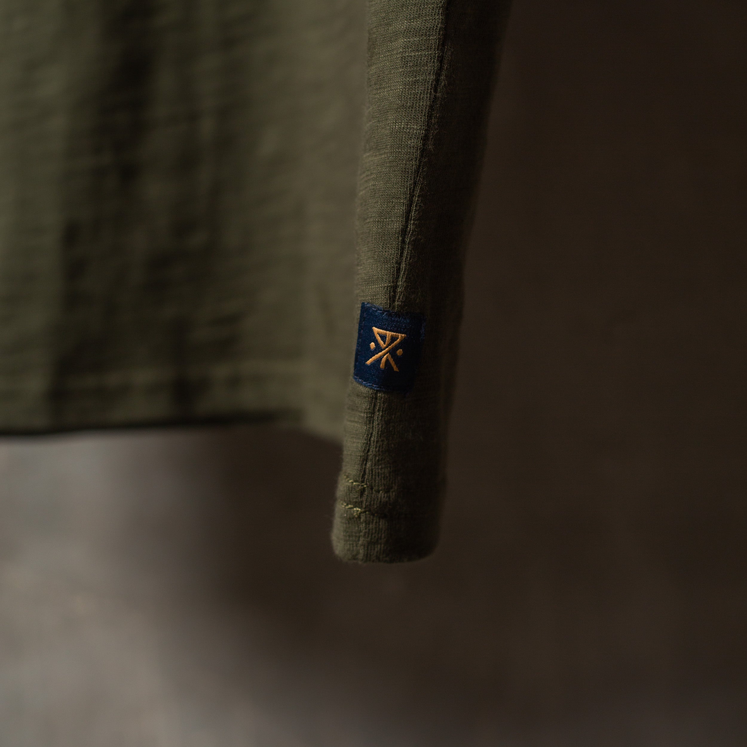 ROARK - WELL WORN MIDWEIGHT ORGANIC - Army green