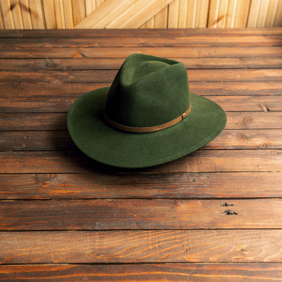 Roark x Pendleton Range Fedora - Grøn uld