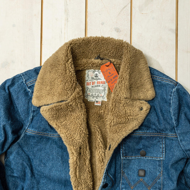 ROARK X Wrangler THE ROUNDUP JACKET WOOL and DENIM