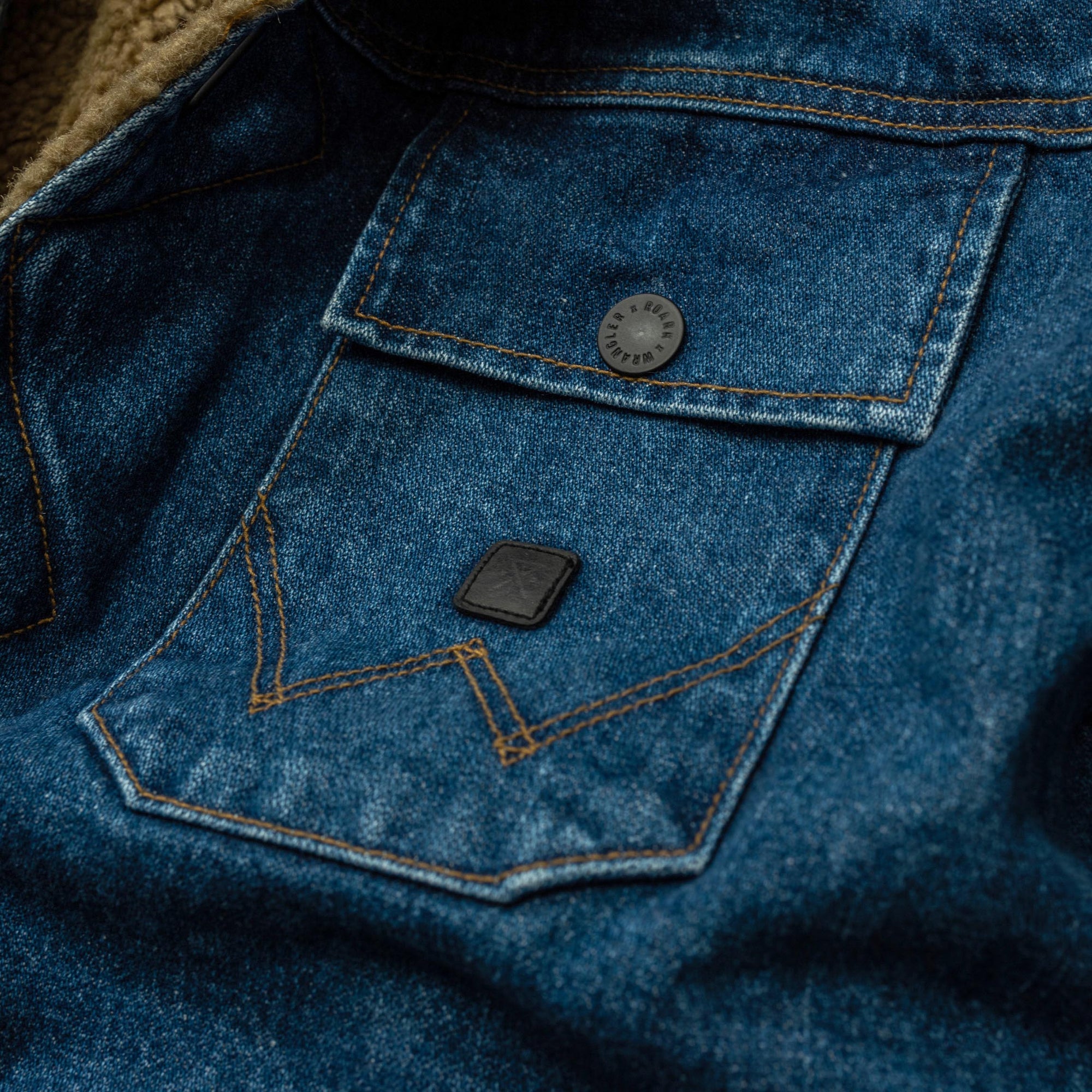 ROARK X Wrangler THE ROUNDUP JACKET ULD og DENIM