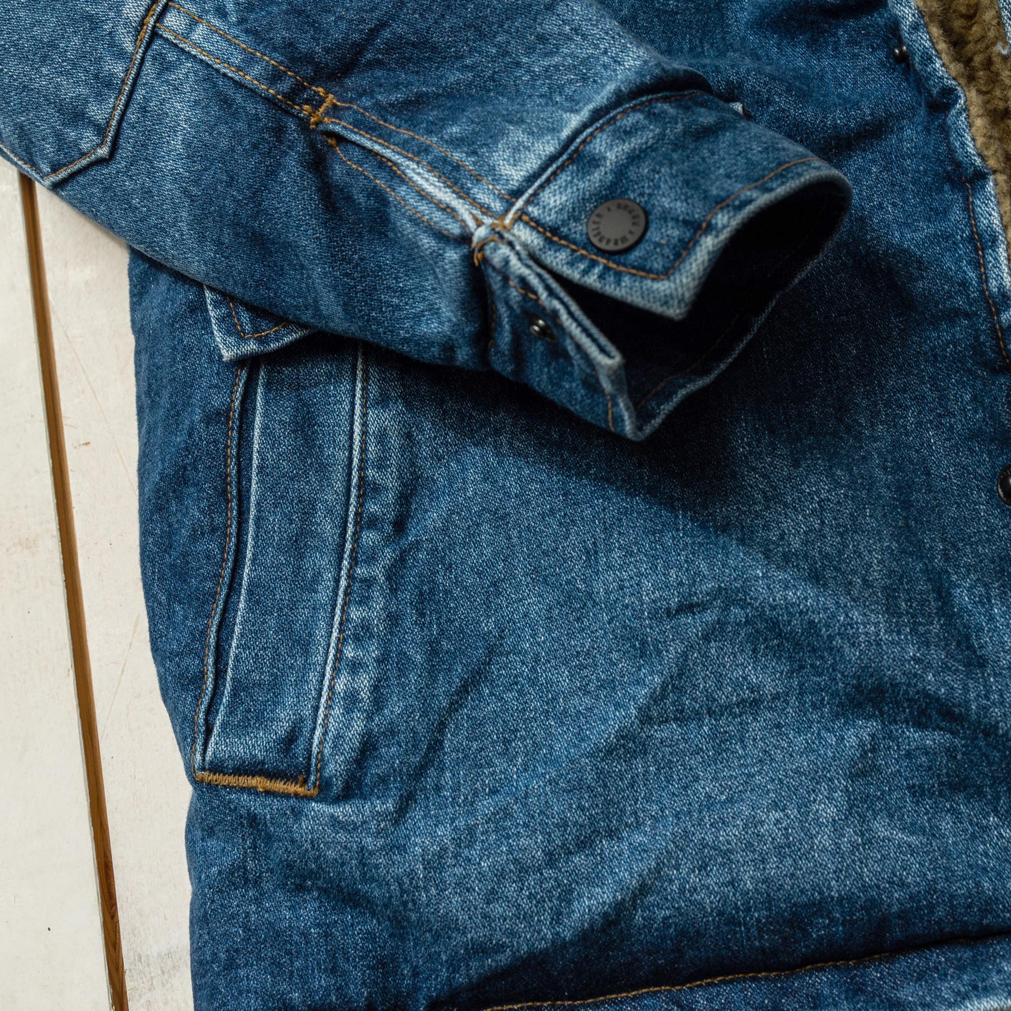 ROARK X Wrangler THE ROUNDUP JACKET ULD og DENIM