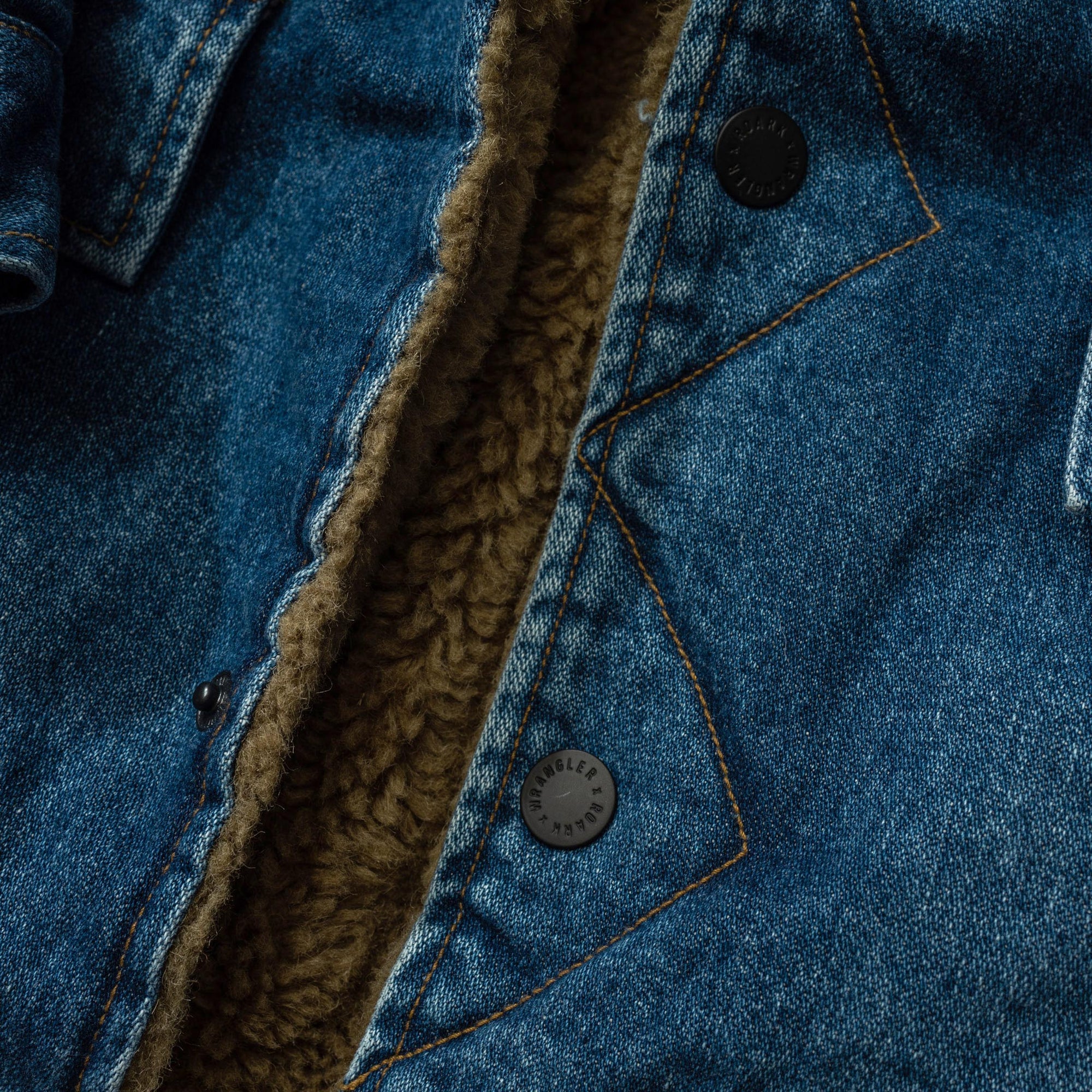 ROARK X Wrangler THE ROUNDUP JACKET ULD og DENIM