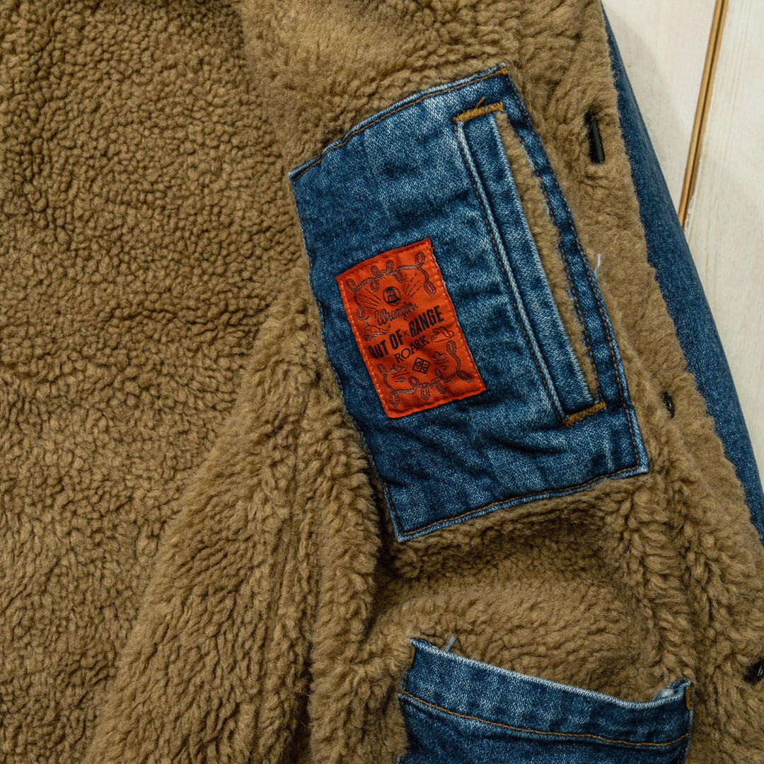 ROARK X Wrangler THE ROUNDUP JACKET WOOL and DENIM