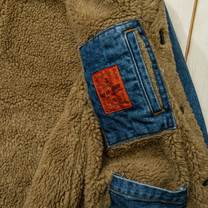ROARK X Wrangler THE ROUNDUP JACKET WOOL and DENIM