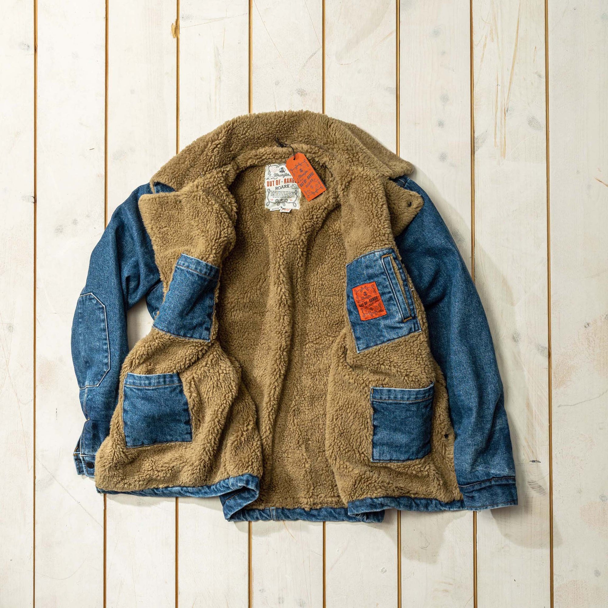 ROARK X Wrangler THE ROUNDUP JACKET ULD og DENIM