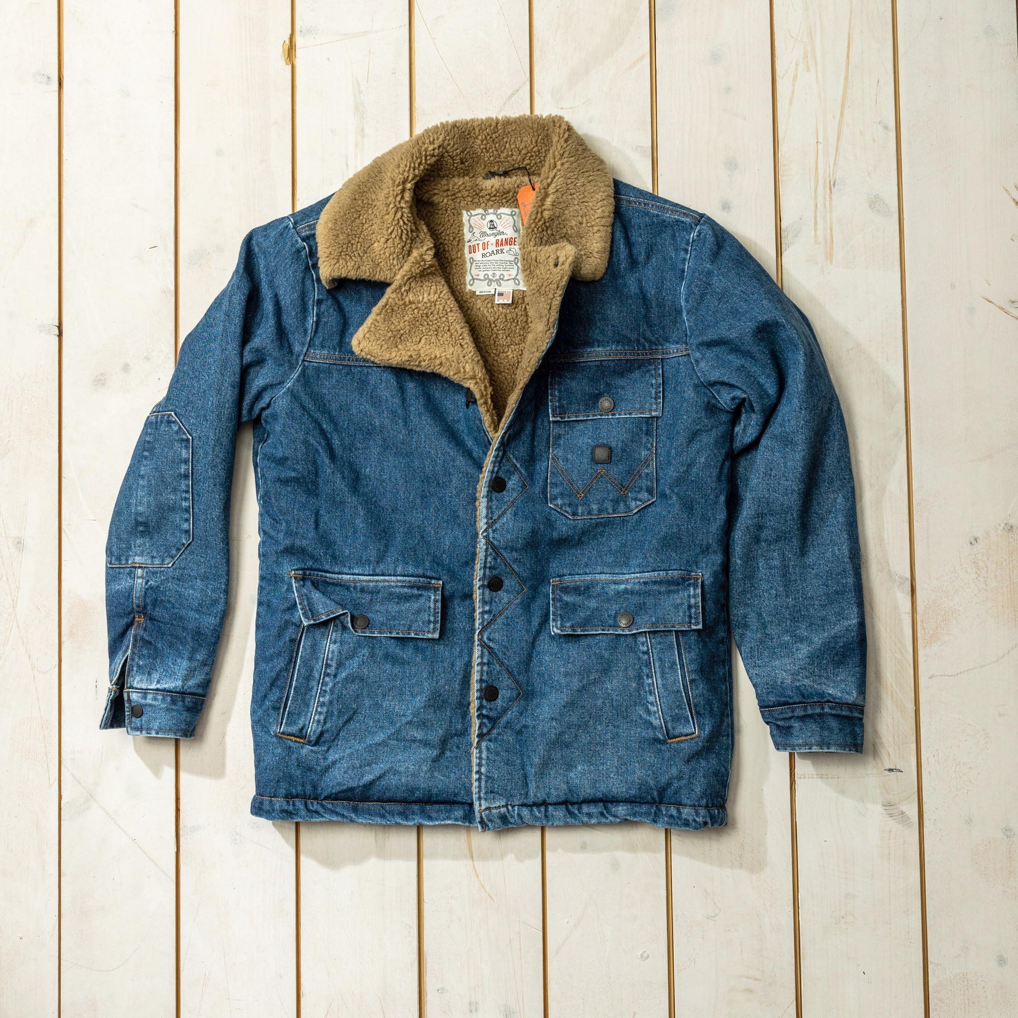 ROARK X Wrangler THE ROUNDUP JACKET ULD og DENIM