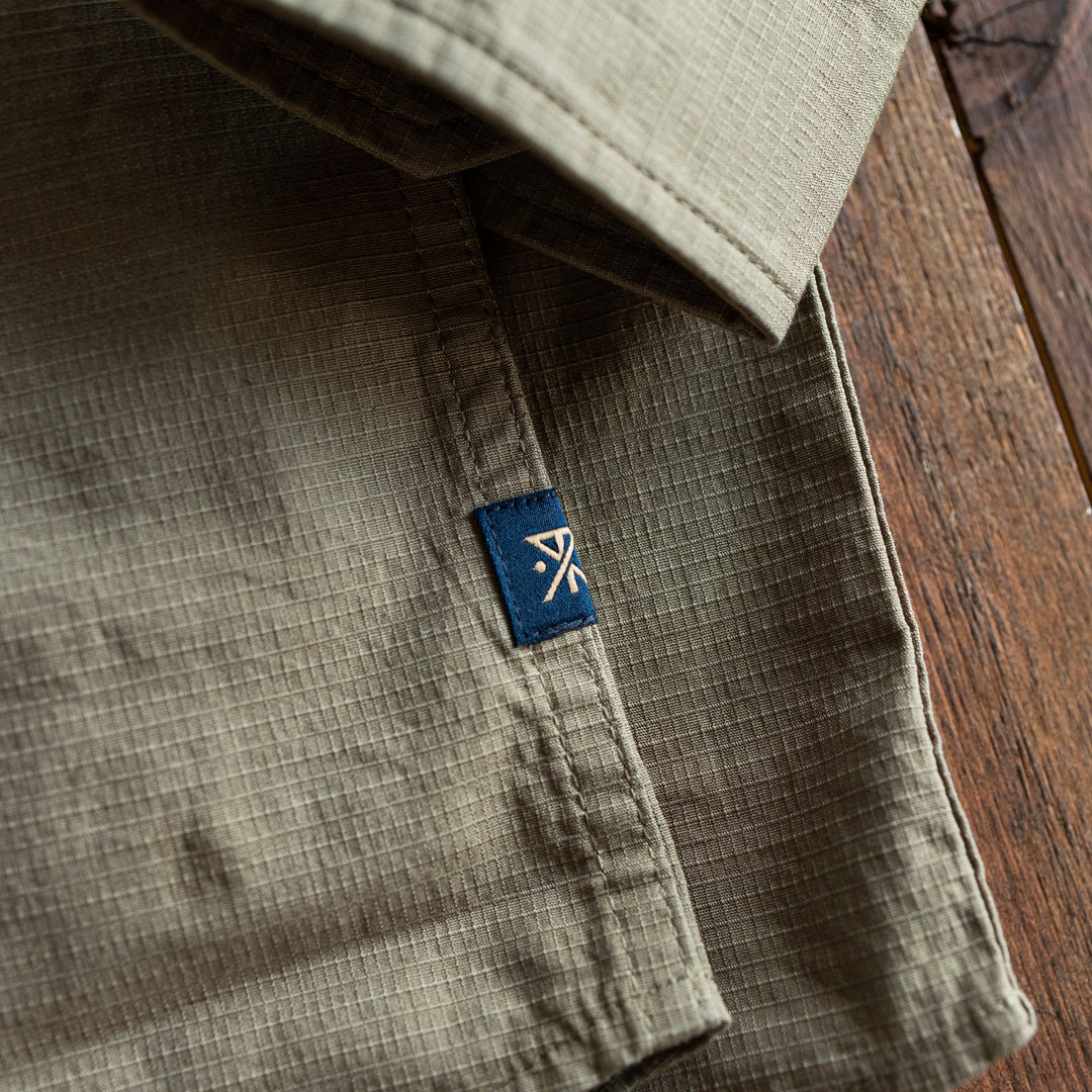 Roark - Campover - Long Sleeve Shirt - Khaki