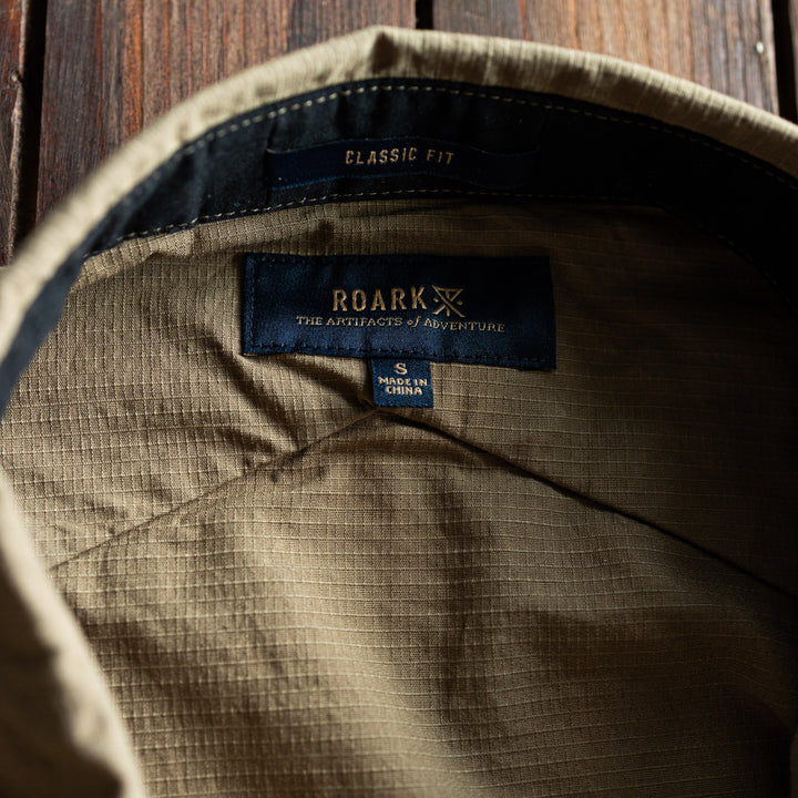 Roark - Campover - Long Sleeve Shirt - Khaki