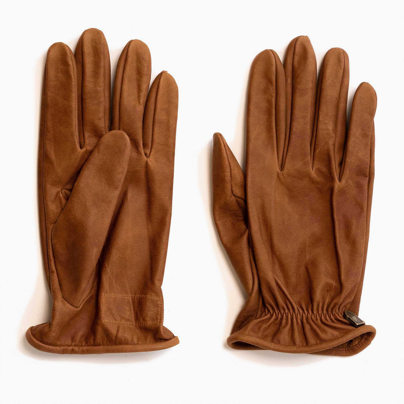 Shangri La - “Bandit” Nubuck Horsehide Gloves - Brown