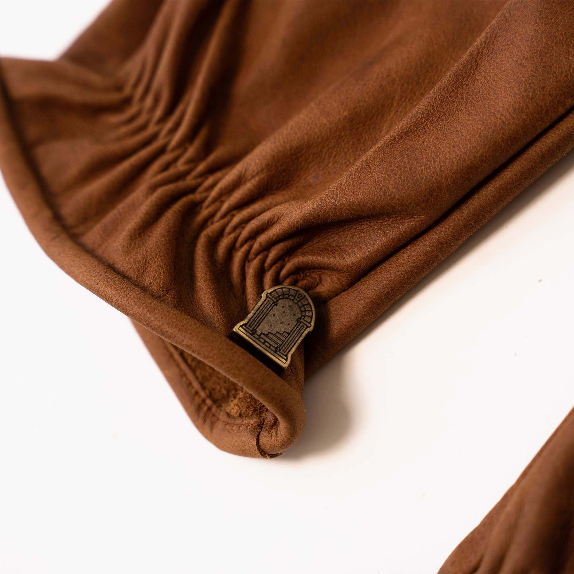 Shangri La - “Bandit” Nubuck Horsehide Gloves - Brown