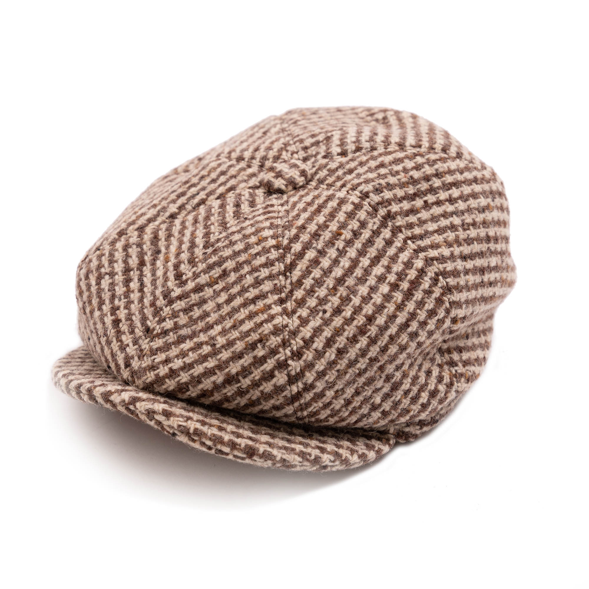 Shangri La - “Outlaw” 8 Panel Cap - Lys Brun