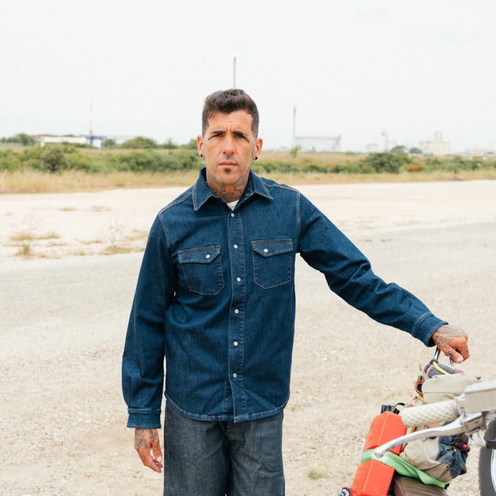 KYTONE - Overshirt - Blue Denim