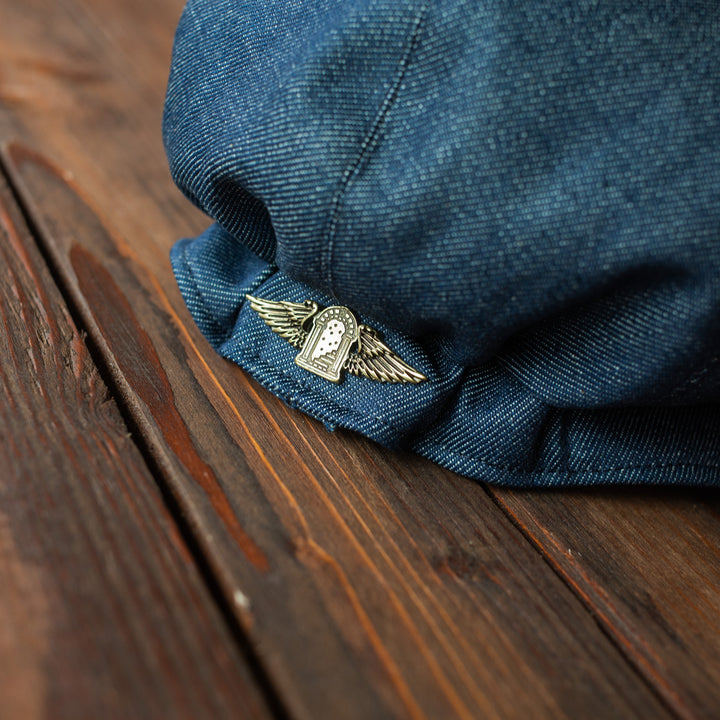 Shangri-La - “Outlaw” Selvedge Denim 8 Panel Riders Cap