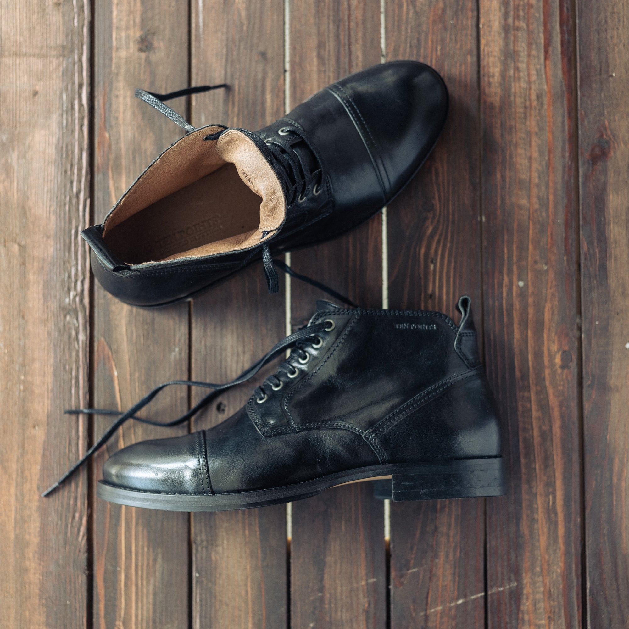 TEN POINTS - Boots - New Mercury - Black