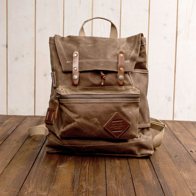 BRADLEY MOUNTAIN - Muir Pack - Backpack - Brown -"Brushed brown"