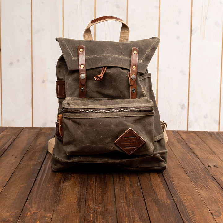 BRADLEY MOUNTAIN - Muir Pack - Backpack - Green -"Field tan"