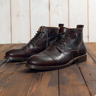 TEN POINTS - Boots - New Mercury - Dark Brown leather