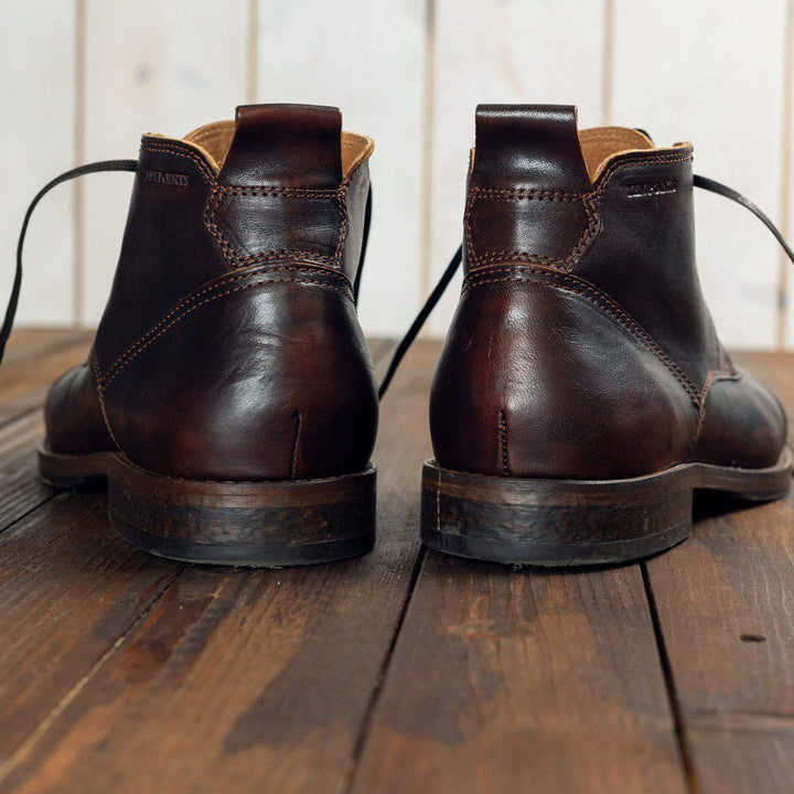 TEN POINTS - Boots - New Mercury - Dark Brown leather