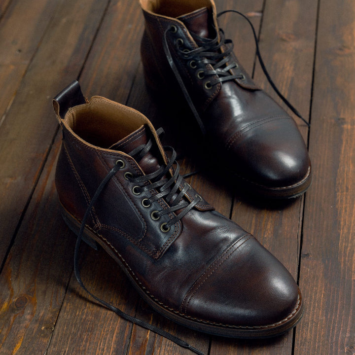 TEN POINTS - Boots - New Mercury - Dark Brown leather