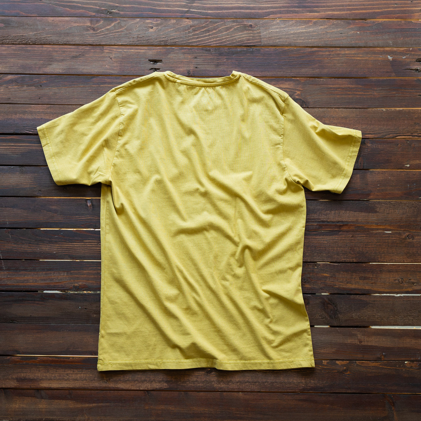 Iron and Resin - T-shirt -TIDE TEE - Vintage Yellow